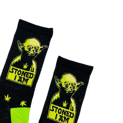 I am Stoned Socks Fits All 70% Cotton 25% Spandex 5%