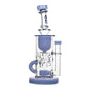 Calibear Glass Straight Fab Klein featuring blue accents and premium sandblasting tech