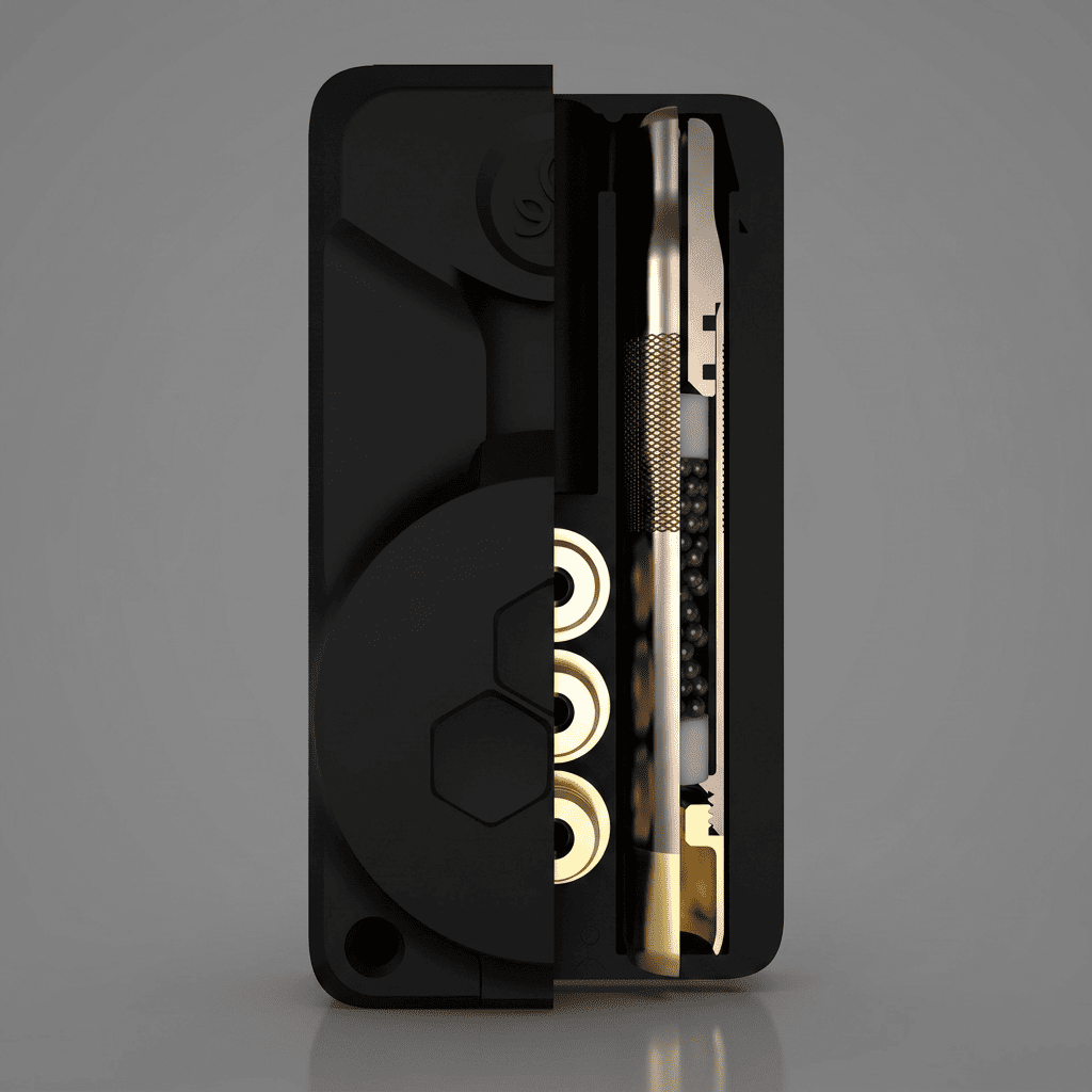 X7 - Smoke Filtering Smell Proof One-Hitter Pipe