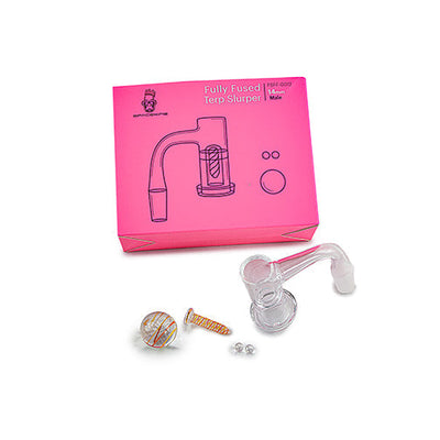 Pink Fused Terp Slurper Dab Kit