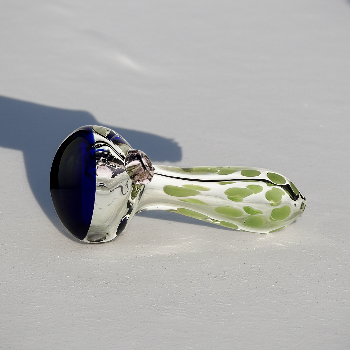 Artisan 4-inch Slime Dot Glass Hand Pipe