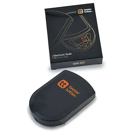 Teeter totter scales PX series 100g black electronic scale with orange branding