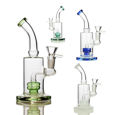 6-inch Showerhead Perc Water Pipe with 14mm Bowl