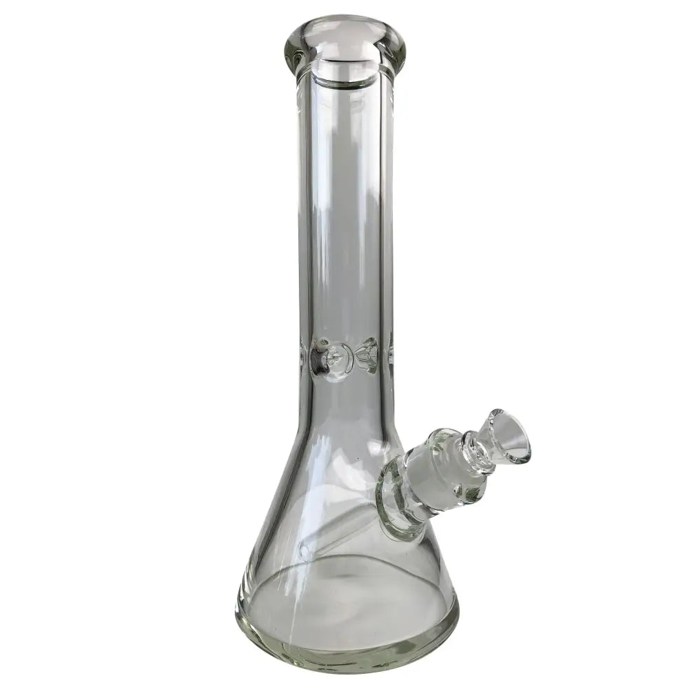 Thick glass beaker base water pipe with diffused downstem