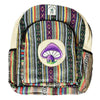 Threadheads Hemp Funky Mushroom Backpack With Embroidered Design And Laptop Sleeve