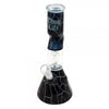 ’10thug Life Glass Water Pipe With Black Broken Stone Design And ’thug Life’ Logo’