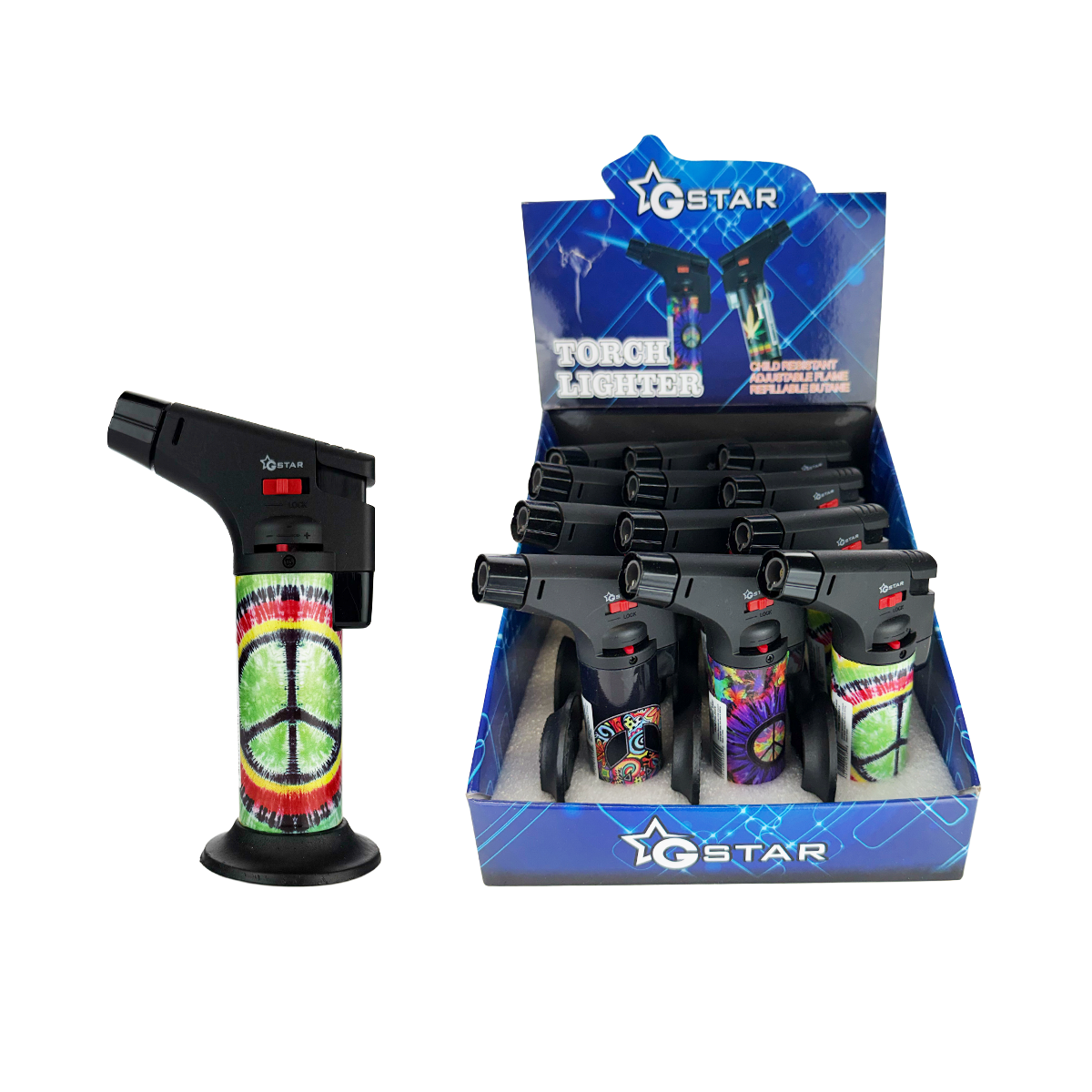 Premium Ambient Table Torch Display