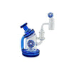 Toxic Donut Recycler Rig With Blue Accents For An Outrageous Dab Session