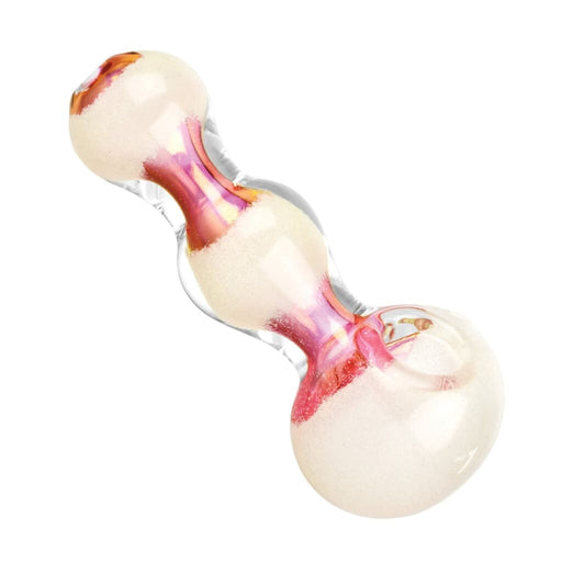 Triple Glow Bubble Fumed Spoon Pipe On sale