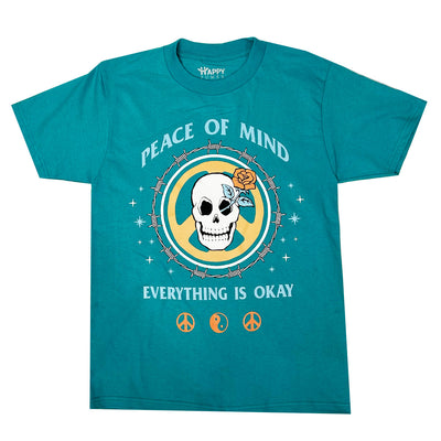 Peace of Mind Teal Cotton Tee Assortment - 6 Pack