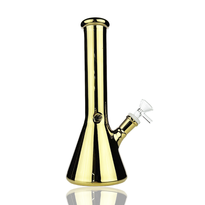 10-inch Electroplated Beaker Water Pipe