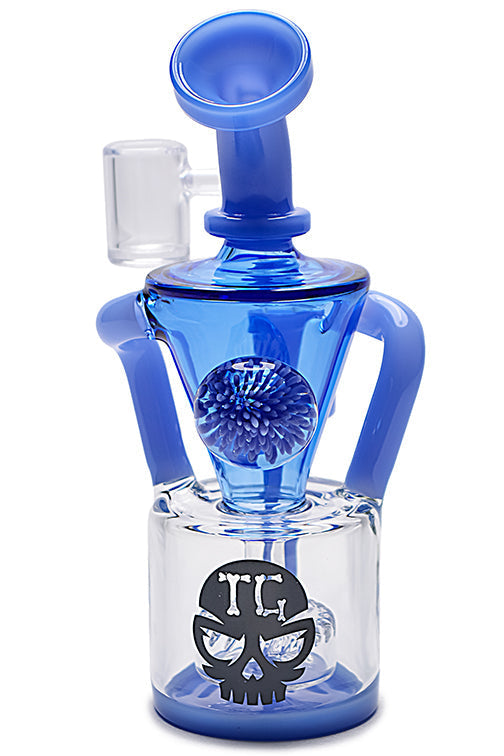 Artisan Cone Flower Recycler Water Pipe