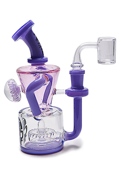 Artisan Cone Flower Recycler Water Pipe
