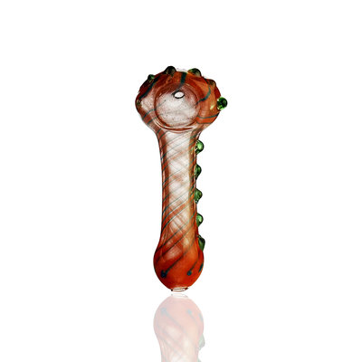 Artisan Frit Glass Spoon Hand Pipe