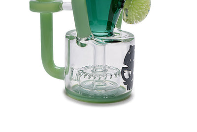 Artisan Cone Flower Recycler Water Pipe