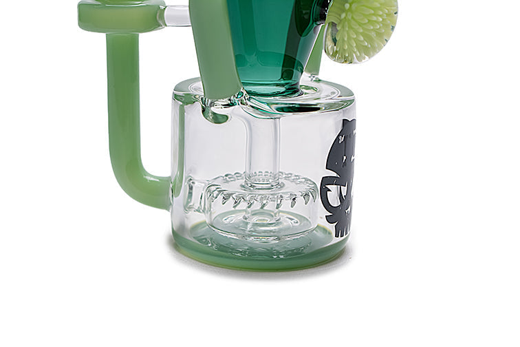 Artisan Cone Flower Recycler Water Pipe