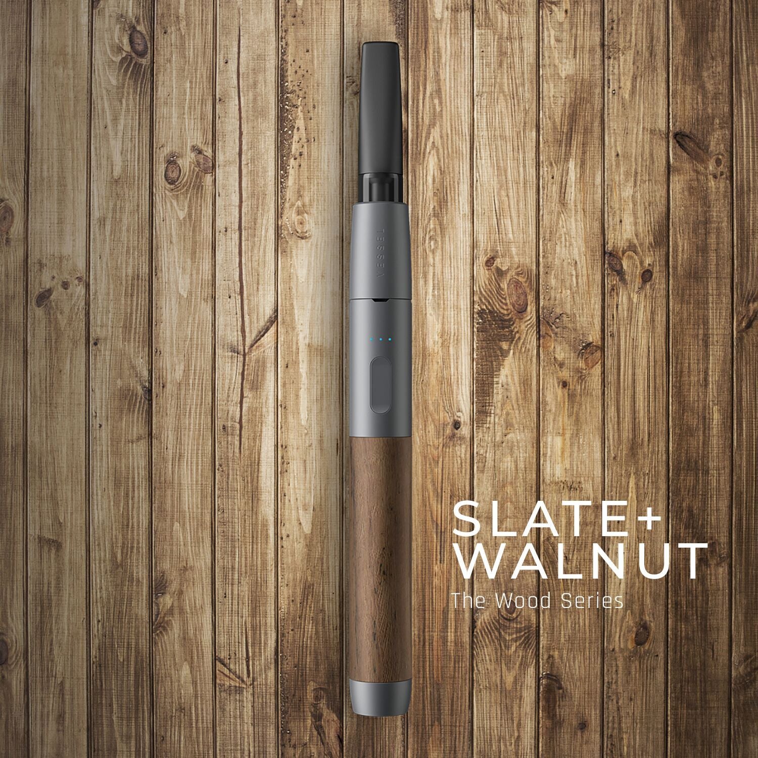Vessel Wood Series Cartridge Vaporizer Battery
