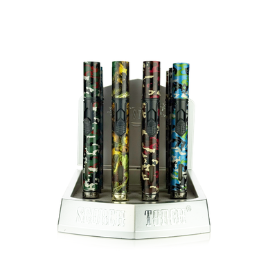 Compact Camouflage Precision Torch with Clip