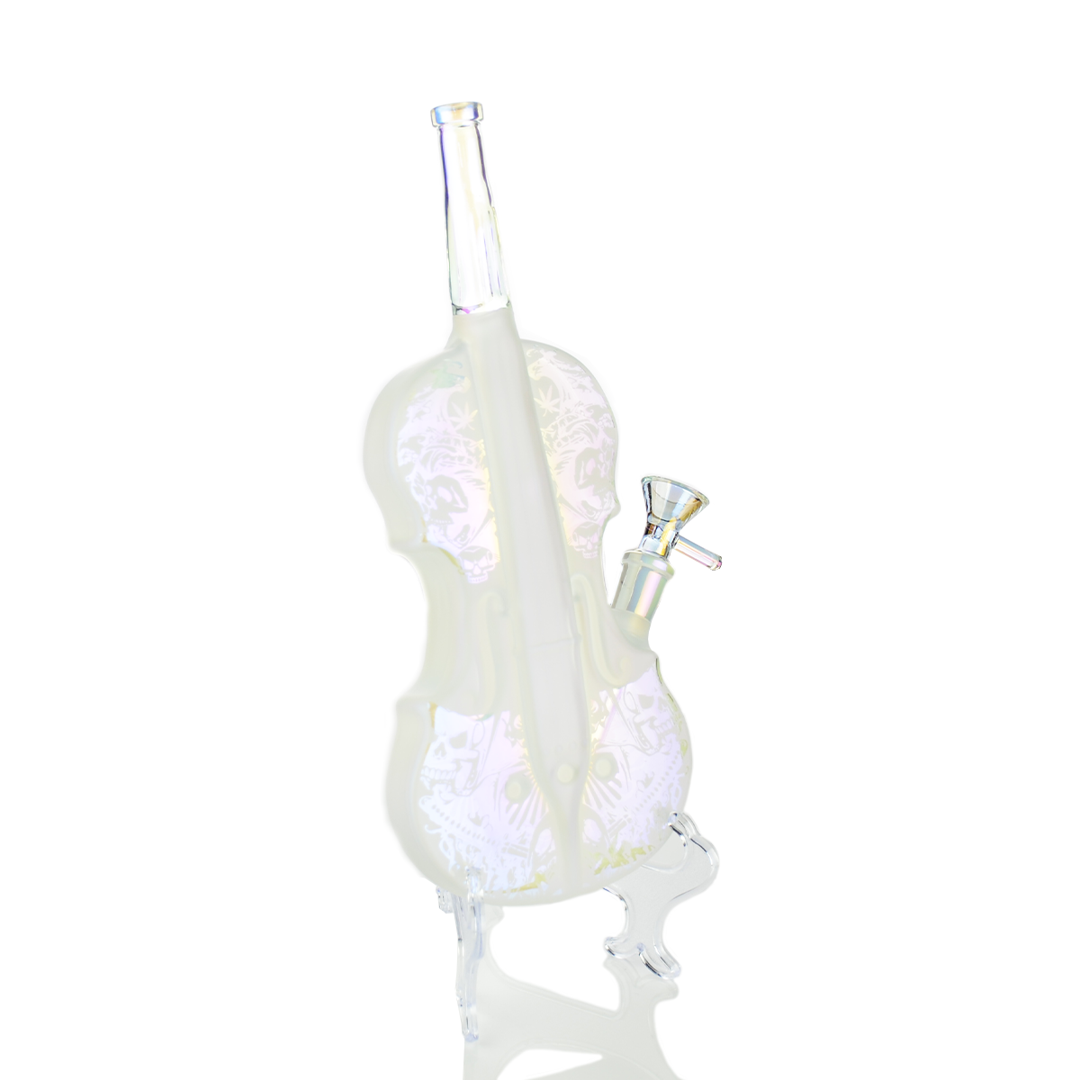 11-Inch Engraved Violin Water Pipe