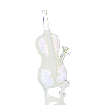 11-Inch Engraved Violin Water Pipe