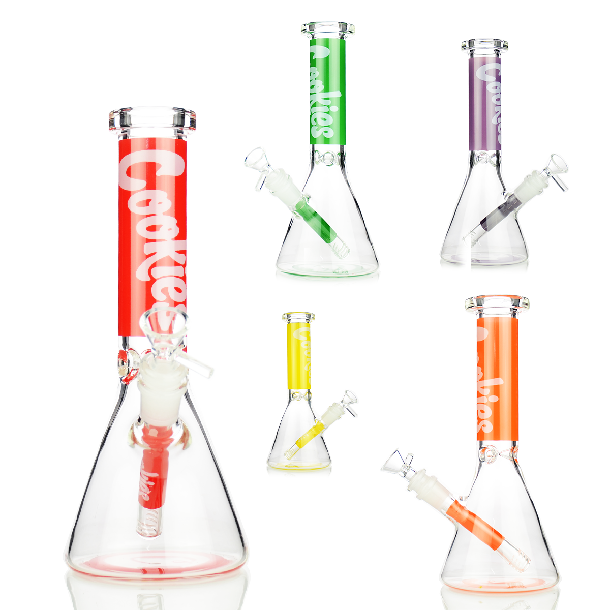 Sturdy 10-inch Beaker Glass Water Pipe