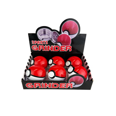 Compact 43mm Ball-Style Dry Herb Grinder 6-Piece Set