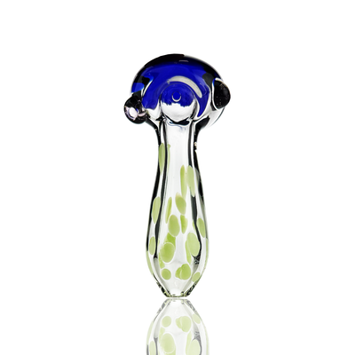 Artisan 4-inch Slime Dot Glass Hand Pipe