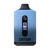 Blue and black vaporizer with water pipe attachment for Veil Bar Duo 510 Cartridge