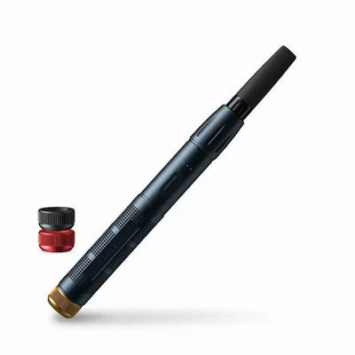 Vessel cartridge battery Expedition Series black gold pipe with red cap