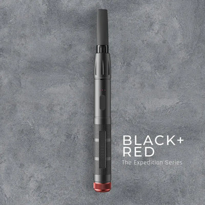 Black and red Vessel cartridge battery Expedition Series vaporizer