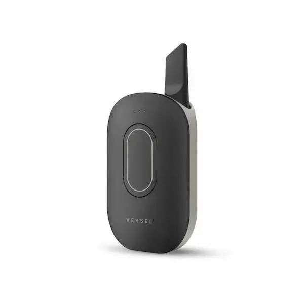Vessel Compass cartridge battery: black silver wireless oval doorbell with antenna