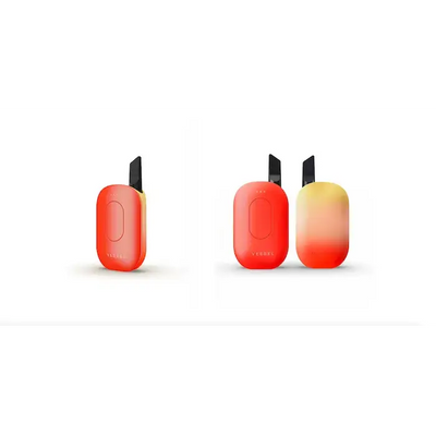 Vessel Compass cartridge battery: red yellow gradient with black antenna