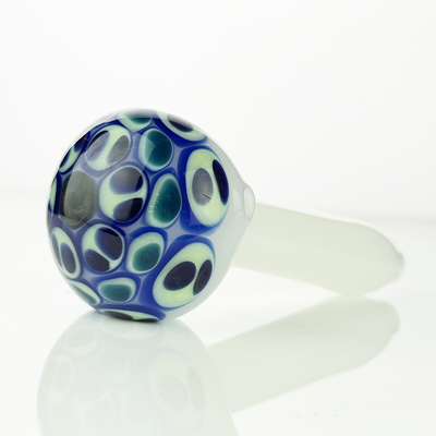 Artistic Glass Hand Pipe with Vibrant Color Tube
