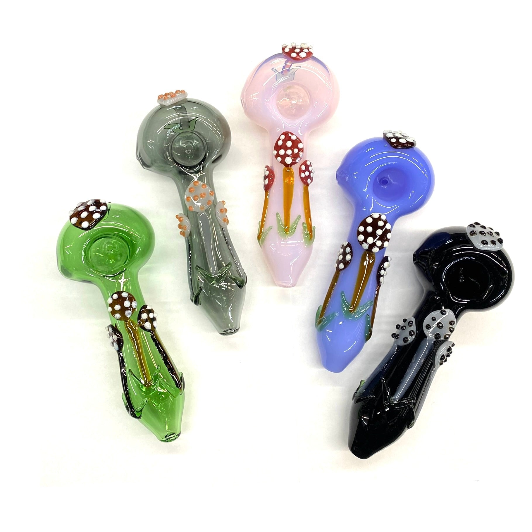 Mushroom Glass Hand Pipe for Herbal Enjoyment
