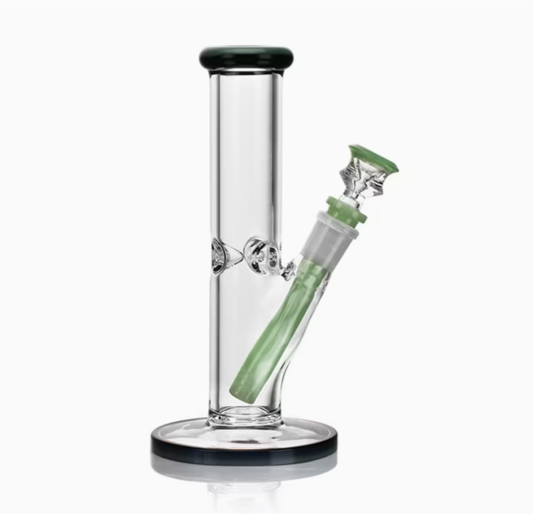 Premium 10-Inch Slime Glass Straight Water Pipe