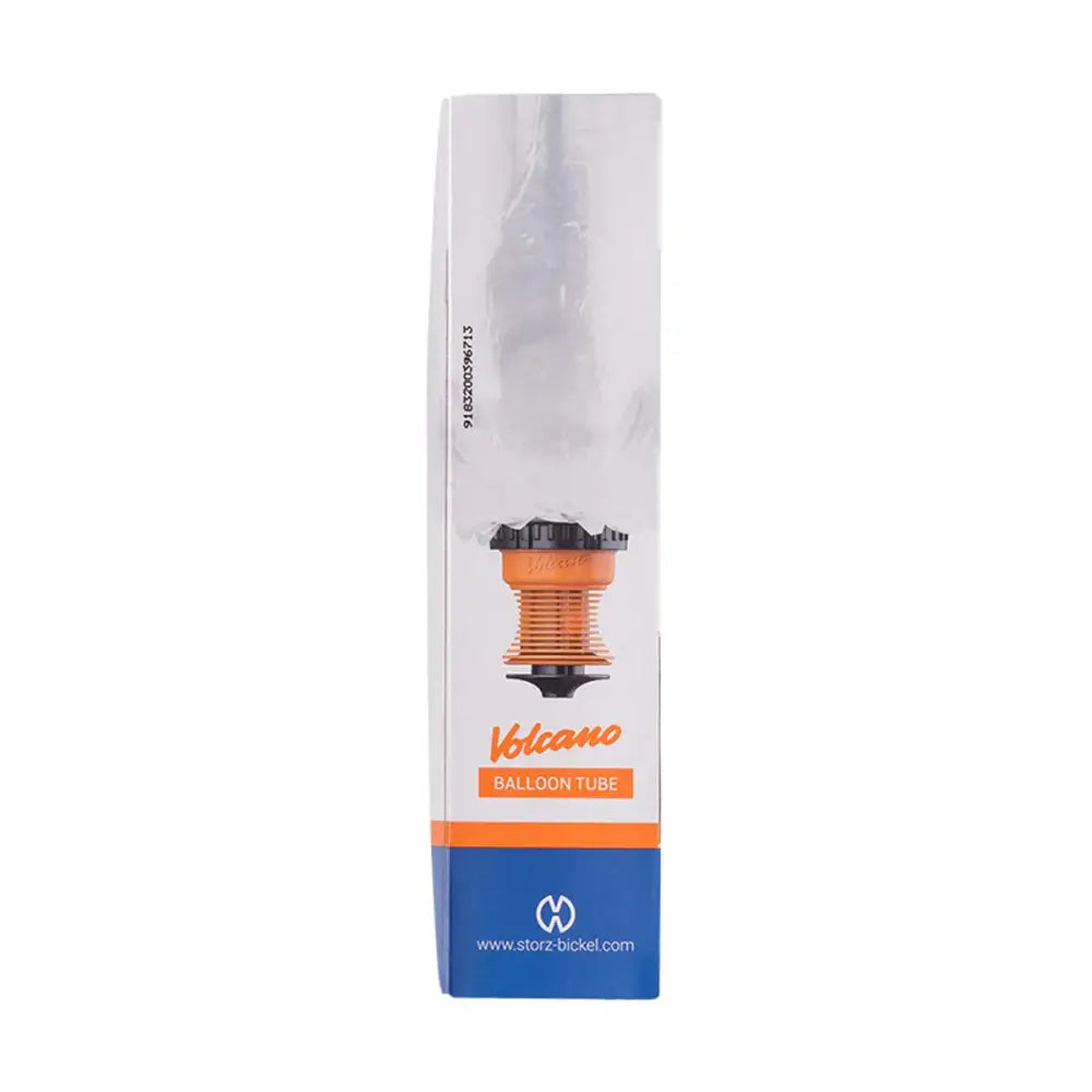 Volcano orange black replacement balloon tube material in packaging
