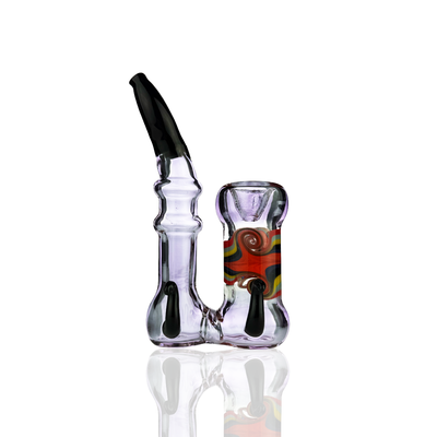 Purple Wig Wag Spoon Hand Pipe for Dry Herb