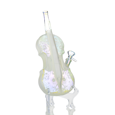 11-Inch Engraved Violin Water Pipe