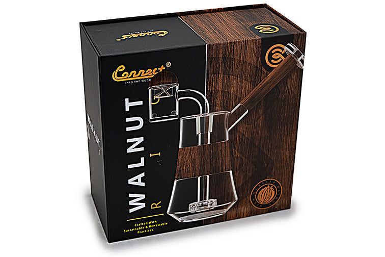 Connect Natural Wood Dab Rig Collection