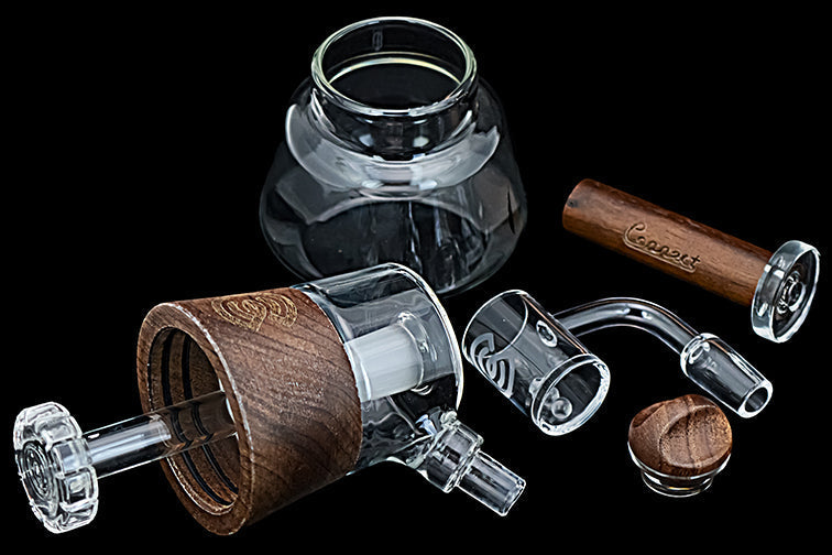 Connect Natural Wood Dab Rig Collection