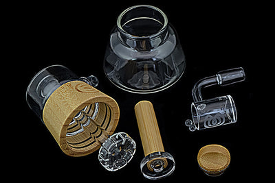 Connect Natural Wood Dab Rig Collection
