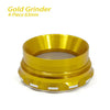 Waxmaid 4-Piece Polygon Herb Grinder Gold 63mm