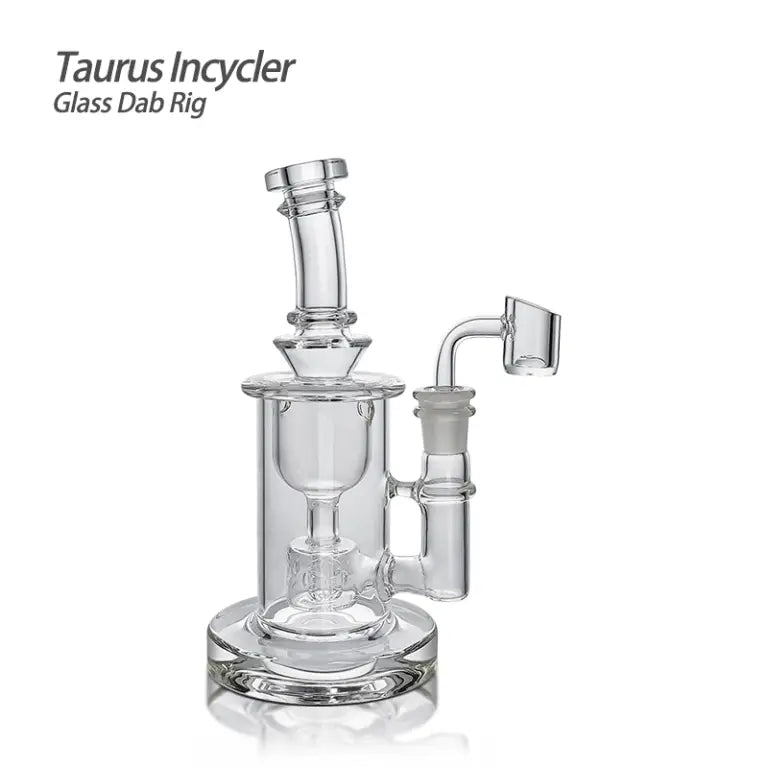 Taurus Incycler glass dab rig with filtration chamber