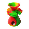 Colorful silicone dog toy with openings, featured with Waxmaid Fountain water pipe