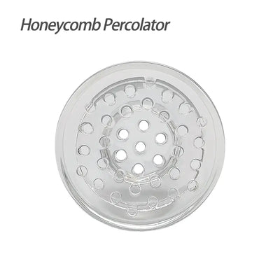 Honeycomb Percolator featuring a honeycomb hole pattern for Waxmaid Ares filtration upgrade