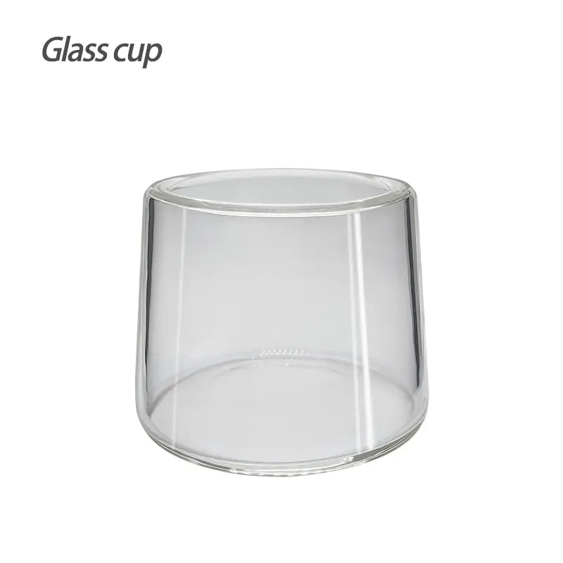 Clear glass cup for Waxmaid Ares dab rig Pyrex accessory