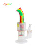 Waxmaid Crystor S Transparent Silicone Glass Water Pipe With Ice Catcher