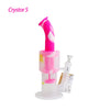 Waxmaid Crystor S Transparent Silicone Glass Water Pipe With Ice Catcher