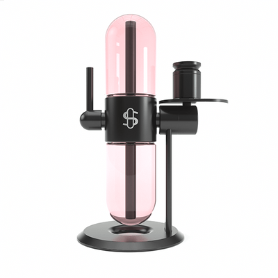 Large Pink Borosilicate Glass Globe for Infusers