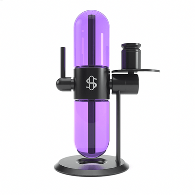Large Purple Borosilicate Glass Globe